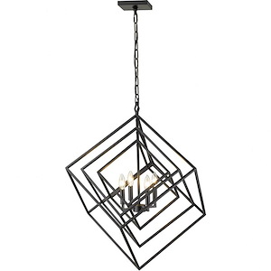 Pollard Leaze - 4 Light Chandelier In Contemporary Style-31.5 Inches Tall and 29.5 Inches Wide - 1261107
