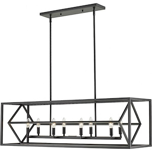 Pollard Leaze - 8 Light Chandelier In Contemporary Style-13 Inches Tall and 13 Inches Wide - 1261004