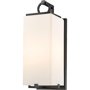 Longlands Row - 1 Light Outdoor Wall Sconce In Contemporary Style-18.5 Inches Tall and 6.75 Inches Wide - 1257822
