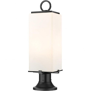 Longlands Row - 2 Light Outdoor Pier Mount In Contemporary Style-22.25 Inches Tall and 6.75 Inches Wide - 1257404