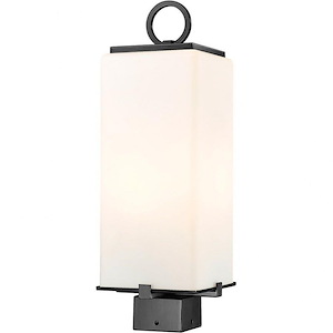 Longlands Row - 2 Light Outdoor Post Mount In Contemporary Style-20 Inches Tall and 7 Inches Wide - 1261117