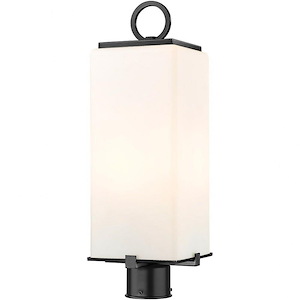 Longlands Row - 2 Light Outdoor Post Mount In Contemporary Style-20.25 Inches Tall and 7 Inches Wide - 1262552