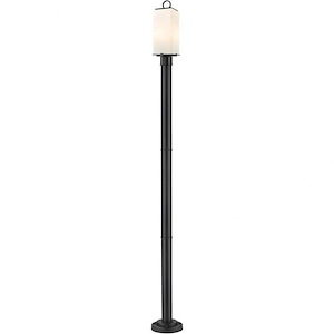 Longlands Row - 2 Light Outdoor Post Mount In Contemporary Style-94 Inches Tall and 9 Inches Wide - 1257473