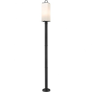 Longlands Row - 3 Light Outdoor Post Mount In Contemporary Style-100.25 Inches Tall and 9 Inches Wide - 1260985
