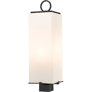 Longlands Row - 3 Light Outdoor Post Mount In Contemporary Style-26.25 Inches Tall and 8.25 Inches Wide - 1262193