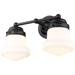 Ashton Market - 2 Light Vanity Light Fixture In Transitional Style-9.5 Inches Tall and 15.5 Inches Wide - 1260953