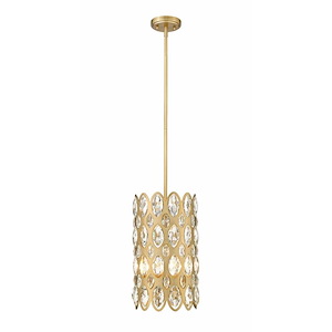 Partridge Grove - 3 Light Pendant-17.25 Inches Tall and 9.25 Inches Wide - 1287091