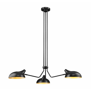 Darley Ground - 3 Light Pendant In Mid-Century Modern Style-8.25 Inches Tall and 46 Inches Wide - 1287224