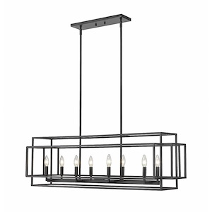 Overton Wharf - 8 Light Pendant In Modern Style-13 Inches Tall and 13 Inches Wide - 1290289