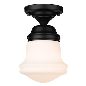 Firth Trees - 1 Light Flush Mount In Industrial Style-9 Inches Tall and 6 Inches Wide - 1290222