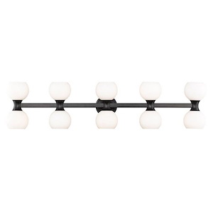 Lilac Crescent 10 Light Vanity Light - 1378307