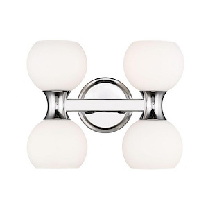 Lilac Crescent 4 Light Vanity Light - 1378412