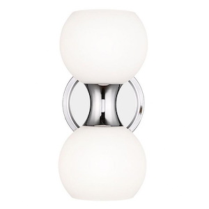 Lilac Crescent 2 Light Wall Sconce - 1378343