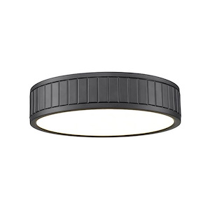 Corsie Avenue - 24W 1 LED Flush Mount In Modern Style-3 Inches Tall and 12.5 Inches Wide - 1327401