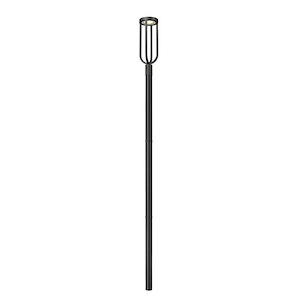 Monument Hollow - 16W 1 LED Outdoor Post Mount In Industrial Style-118.75 Inches Tall and 9 Inches Wide - 1327547
