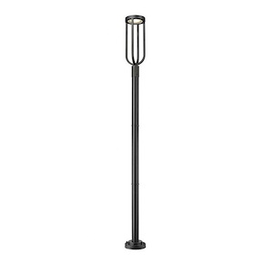 Monument Hollow - 16W 1 LED Outdoor Post Mount In Industrial Style-97.25 Inches Tall and 9 Inches Wide - 1327550