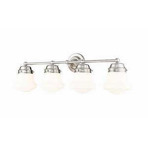 Firth Trees - 4 Light Bath Vanity In Industrial Style-9.5 Inches Tall and 7.75 Inches Wide - 1327479