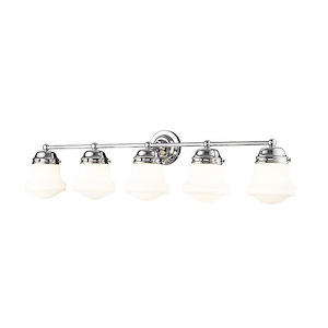 Firth Trees - 5 Light Bath Vanity In Industrial Style-9.5 Inches Tall and 7.75 Inches Wide - 1327480