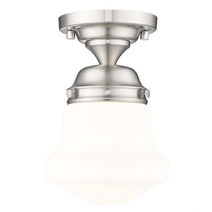 Firth Trees - 1 Light Flush Mount In Industrial Style-9 Inches Tall and 6 Inches Wide - 1327399