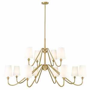 Bay Highway - 12 Light Chandelier In Industrial Style-33.75 Inches Tall and 60.25 Inches Wide - 1327517