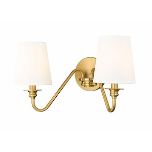 Bay Highway - 2 Light Wall Sconce In Industrial Style-9.75 Inches Tall and 20 Inches Wide - 1327519