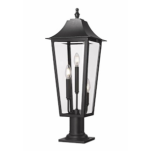 Milner Furlong 3 Light Outdoor Pier Mount 28.75 x 10 Inches - 1378674