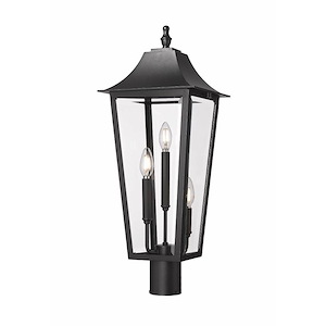 Milner Furlong 3 Light Outdoor Post Mount 26.75 x 10 Inches - 1378615