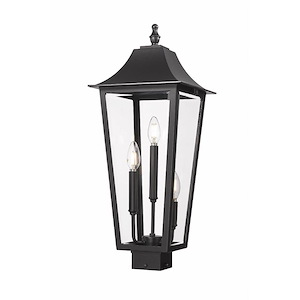 Milner Furlong 3 Light Outdoor Post Mount 25.25 x 10 Inches - 1378884