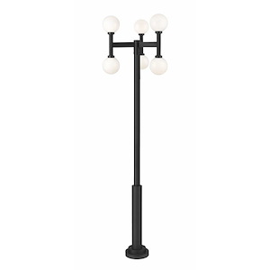 Kings Drive 6 Light Outdoor Post Mount 121.5 x 30 Inches - 1378792