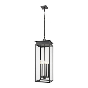 Ford Court 5 Light Outdoor Chain Mount Pendant 35 Inch Tall - 1378671