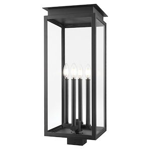 Ford Court 4 Light Outdoor Post Mount 26.75 Inch Tall X 10.5 Inch Wide - 1378719