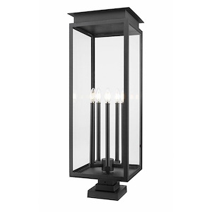 Ford Court 5 Light Outdoor Pier Mount 36.75 Inch Tall X 12.5 Inch Wide - 1378787