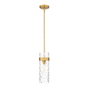 Robinson Down 1 Light Rod Pendant 15 Inch Tall and 5.75 Inch Wide - 1378862