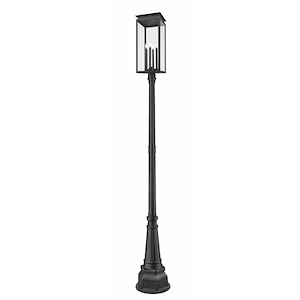 Ford Court 4 Light Outdoor Post Mount 109.5 Inch Tall X 14.25 Inch Wide - 1378742