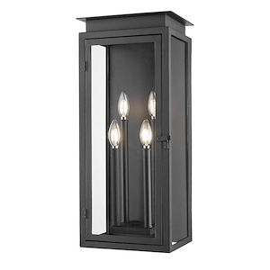 Ford Court 4 Light Outdoor Wall Mount 24.5 Inch Tall and 10.5 Inch Wide - 1378712