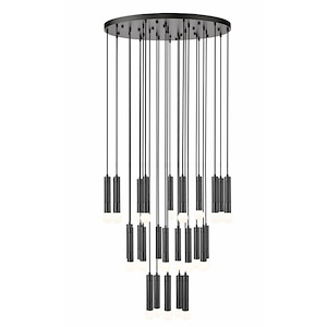 Grebe Side 27 Light Chandelier 11 Inch Tall and 36 Inch Wide - 1378572