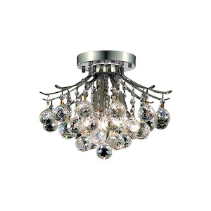 Quarry View Close - Three Light Flush Mount - 1299919