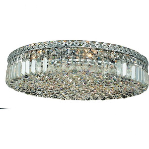 Leicester Causeway - Nine Light Flush Mount - 1300055