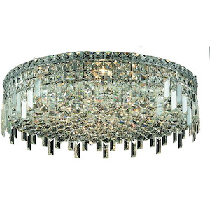 Leicester Causeway - Nine Light Flush Mount - 1299968