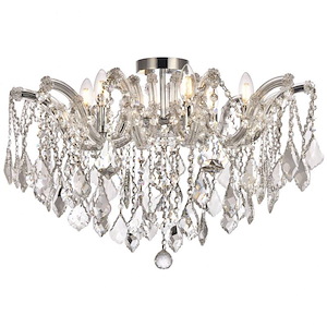 Sycamore Ground - Six Light Flush Mount - 1300194