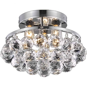Gold Dale 3 Light 10 Inch Wide Flush Mount by Bailey Street Home - 1300260