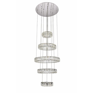 Midland Furlong - 25.6 Inch 0.23W 1 Led 5-Tier Chandelier - 1299904