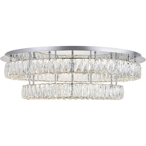 Midland Furlong - 34 Inch 76W LED 2-Tier Flush Mount - 1300149