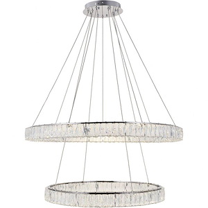 Midland Furlong - 42 Inch 108W LED 2-Tier Chandelier - 1300105