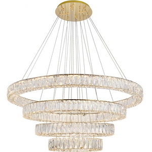 Midland Furlong - 42 Inch 160W LED 4-Tier Chandelier - 1300106