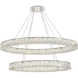 Midland Furlong - 48 Inch 90W LED 2-Tier Chandelier - 1300086