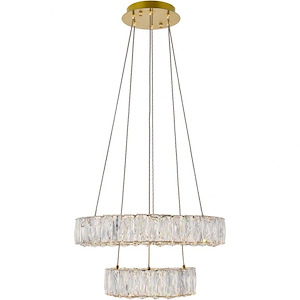 Midland Furlong - 17.7 Inch 36W 2 Led 2-Tier Pendant - 1299905