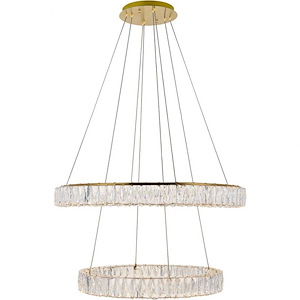 Midland Furlong - 31.5 Inch 76.5W 2 Led 2-Tier Chandelier - 1299889