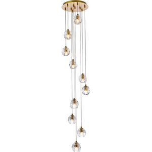 The Strand - 10 Light Pendant - 1299685