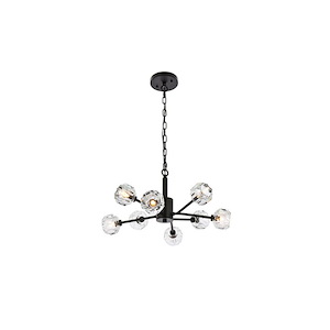 Roman Grove - 8 Light Pendant In Modern Style-12 Inches Tall and 24 Inches Wide - 1299734